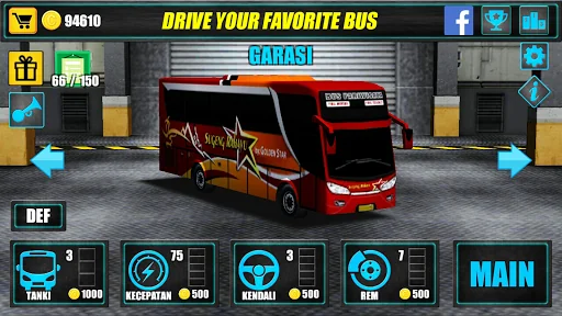 Telolet Bus Driving 3D screenshot 2