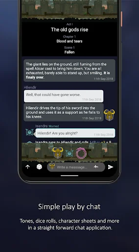 Role Gate, Play RPGs by chat