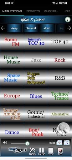 Internet Radio Recorder Demo screenshot 1