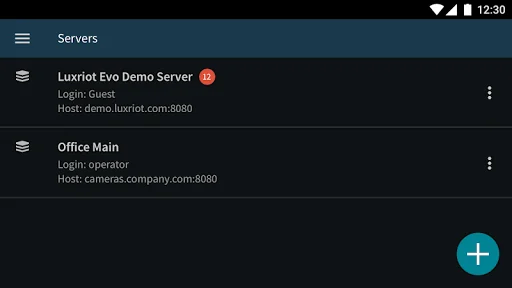 Luxriot EVO Mobile screenshot 1