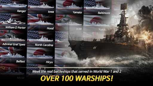 Warship Fleet Command : WW2 screenshot 1