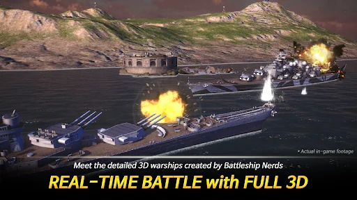 Warship Fleet Command : WW2 screenshot 3