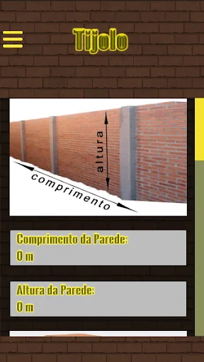 Orçamento para Tijolo
