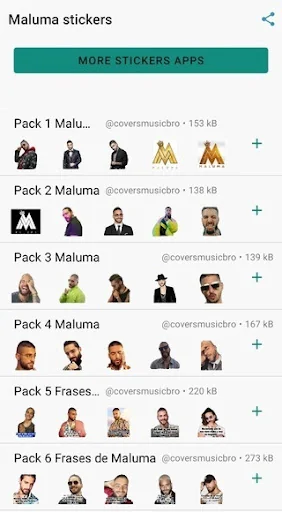 Stickers de Maluma