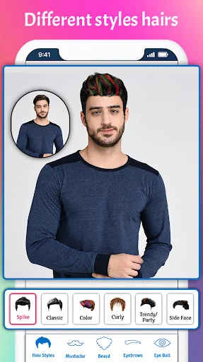 Men HairStyle, Suits, Mustache screenshot 2