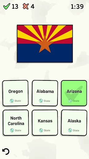 US States Quiz screenshot 2