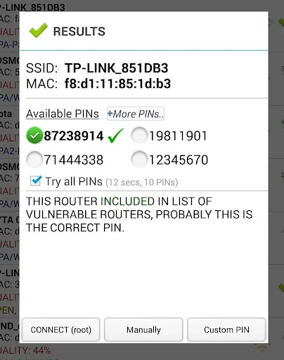 Wifi WPS Plus screenshot 2