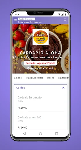 Cardapio Aloha