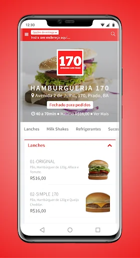 Hamburgueria 170