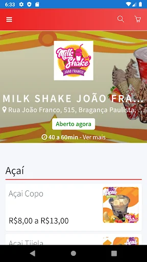 Milk Shake João Franco