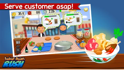 Bubur Ayam Rush - Cooking Game