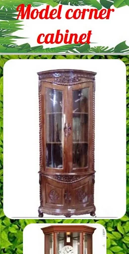 Model corner cabinet