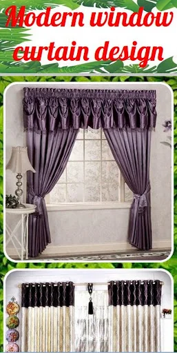 Modern window curtain design