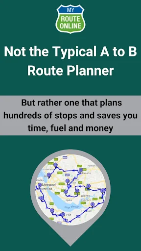 MyRoute Multi Stop Navigation screenshot 1