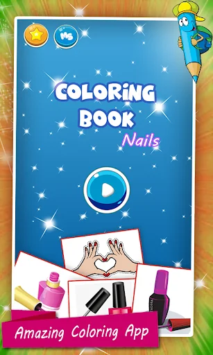 Nails Polish Coloring Pages screenshot 1