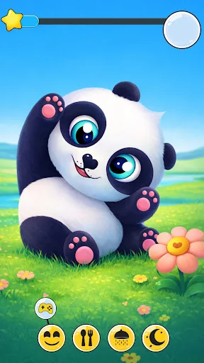Pu My talking panda, pet care screenshot 1