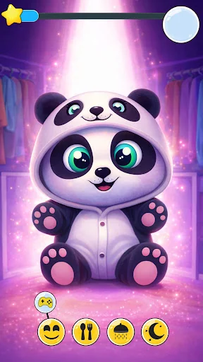Pu My talking panda, pet care screenshot 3