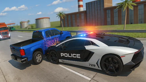 Police Car Traffic