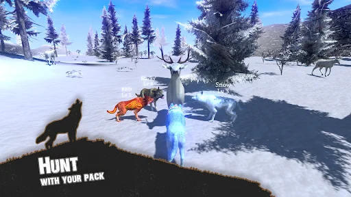 Wolf Simulator - Animal Games screenshot 1