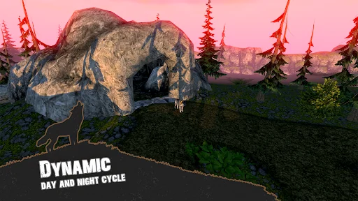 Wolf Simulator - Animal Games screenshot 4