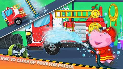 Fireman Hippo: City Hero screenshot 1