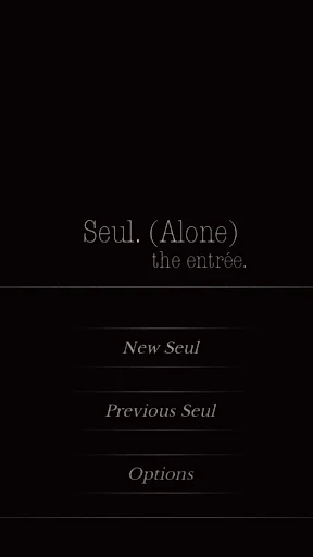 Seul (Alone) The entrée - CYOA
