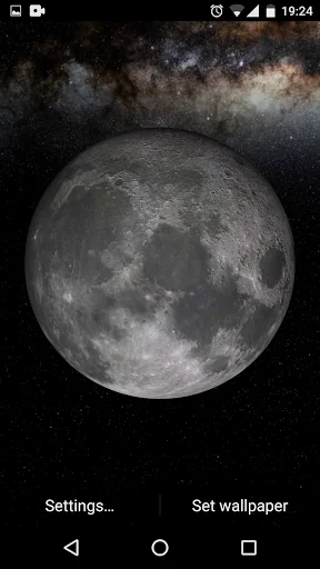 Moon 3D Live WallPaper
