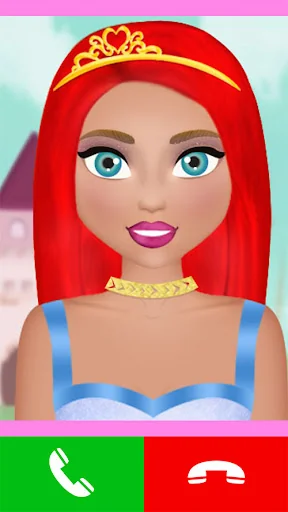 fake call princess game