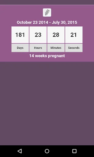 Pregnancy Countdown
