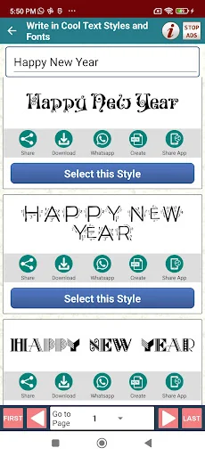 Write Cool Text Fonts Styles screenshot 2