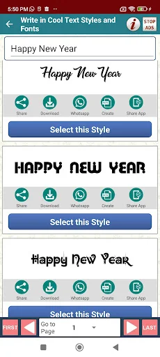 Write Cool Text Fonts Styles screenshot 4
