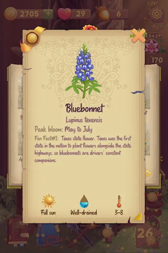 Flower Book Match3 Puzzle Game screenshot 2