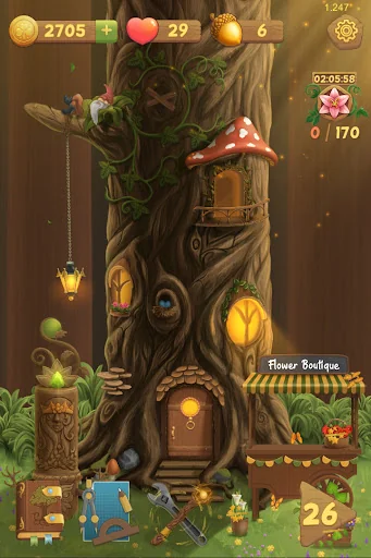 Flower Book Match3 Puzzle Game screenshot 4