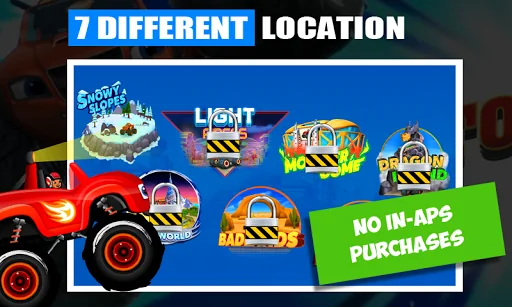 Blaze Power Tires Race Game screenshot 4