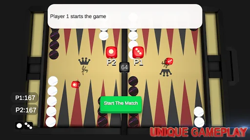 Backgammon : Real Dice