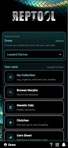 RepTool - Reptile Keeping Tool