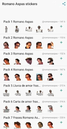 Stickers de Romano Aspas