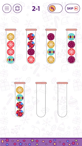 Bubble Sort Color Puzzle Game screenshot 1