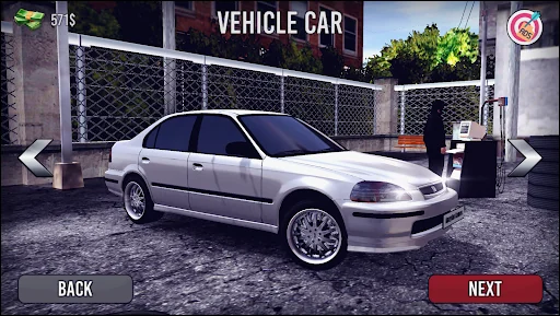 Civic Drift Simulator screenshot 1