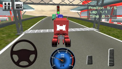 Truck Drive Racing Real screenshot 2