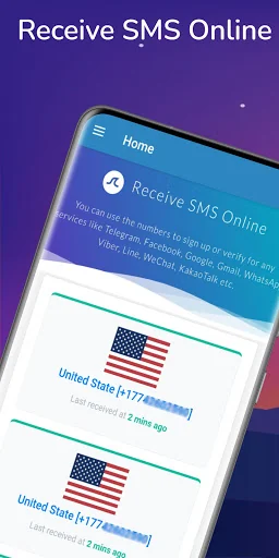 Temp SMS | Receive SMS screenshot 1