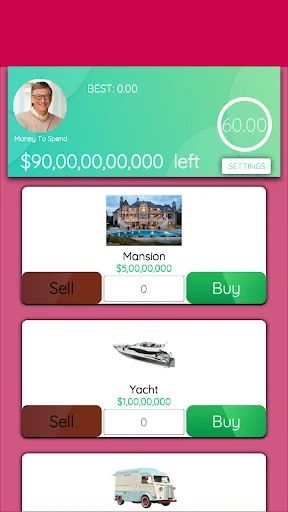 Spend Bill Gates Money screenshot 2