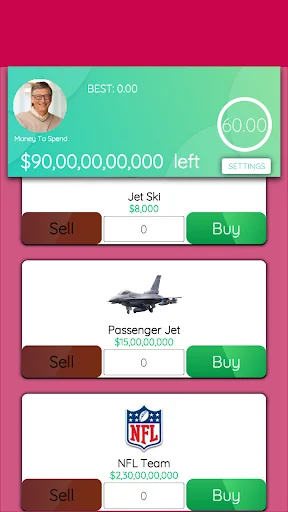 Spend Bill Gates Money screenshot 3