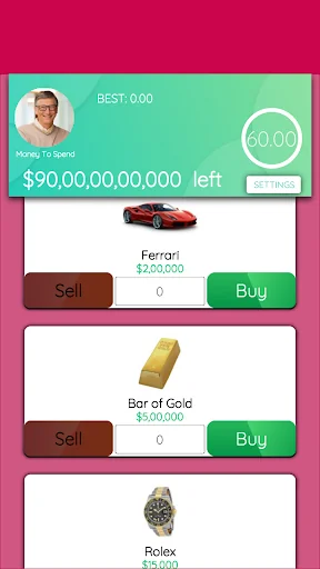 Spend Bill Gates Money screenshot 4