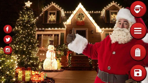 Santa In Photo – Christmas Sti