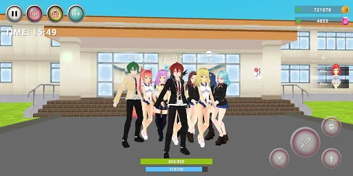 Anime High School Simulator screenshot 1
