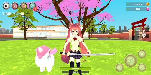 Anime High School Simulator screenshot 2