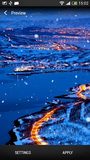 Snowfall Live Wallpaper screenshot 2