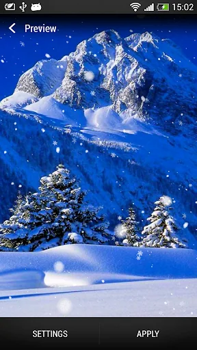 Snowfall Live Wallpaper screenshot 4