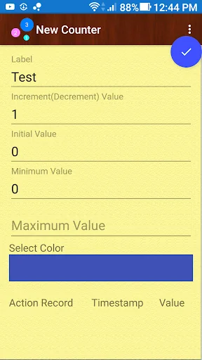 Floating Counter